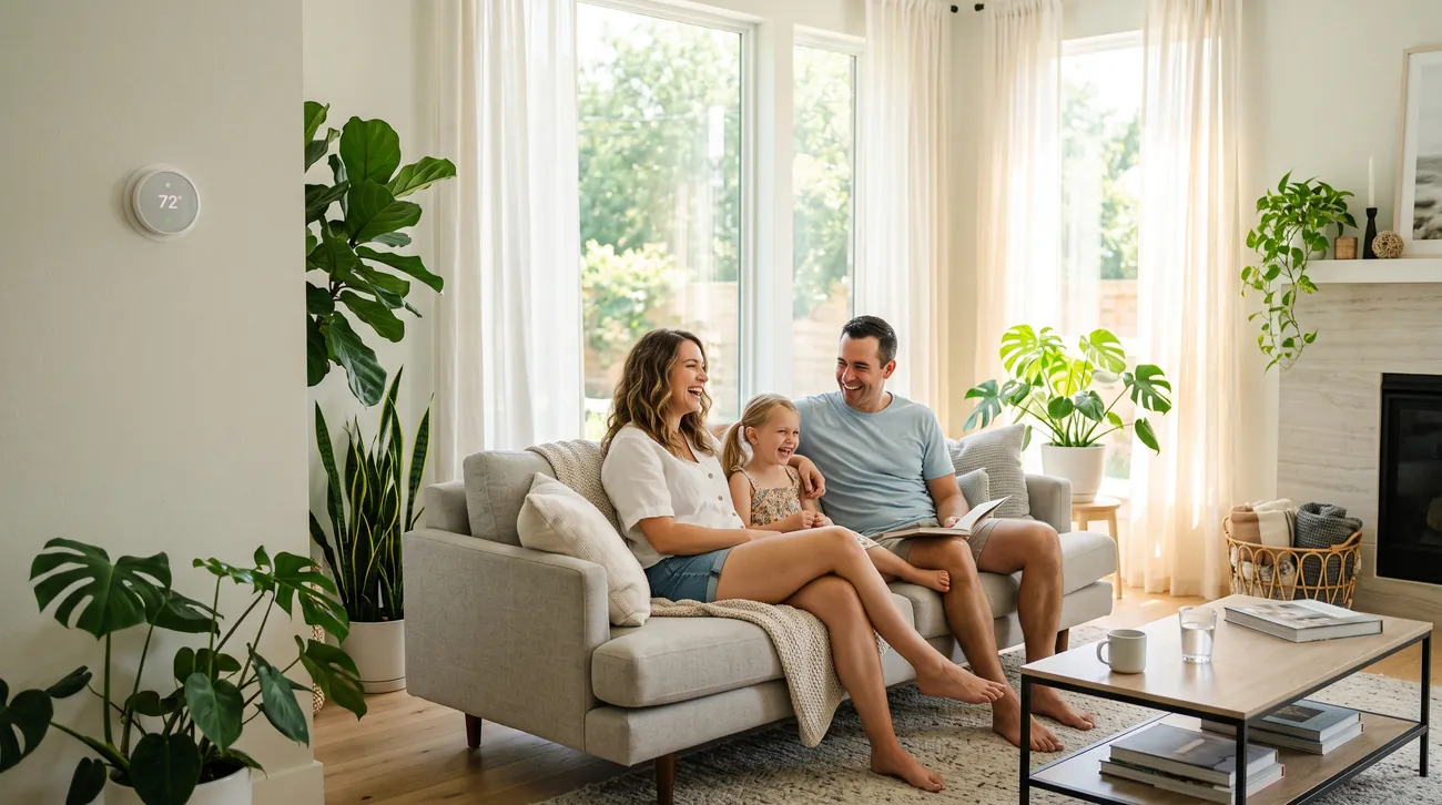 Comfortable family home interior
